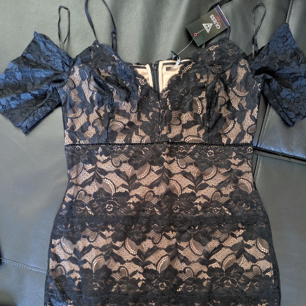 Black lace dress